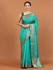 Zari Jaal Woven Art Silk Saree