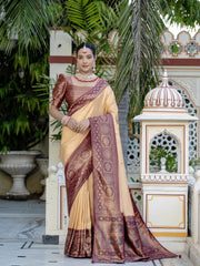 Kanjivaram Art Silk Woven Saree