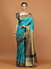 Zari Border Woven Art Silk Saree