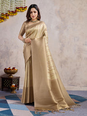 Zari Border Art Silk Woven Saree