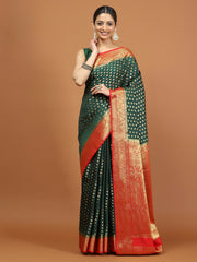 Zari Border Woven Art Silk Saree