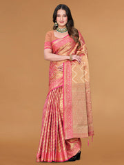 Zari Jaal Cotton Woven Saree