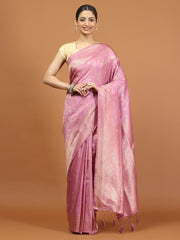 Zari Border Woven Art Silk Saree