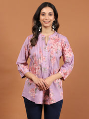 Printed Cotton Blend Kurta