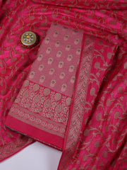 Banarasi Chanderi Unstitched Suit With Dupatta