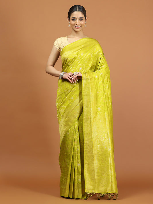 Zari Border Woven Art Silk Saree