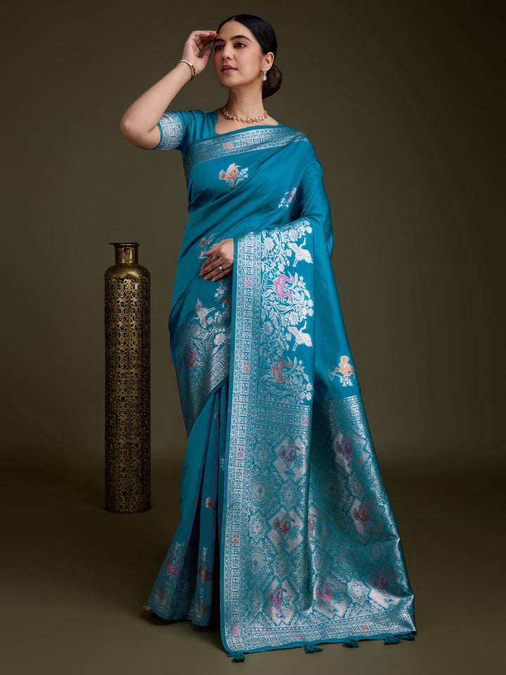 Woven Design Art Silk Saree