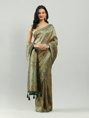 Zari Jaal Georgette Woven Saree