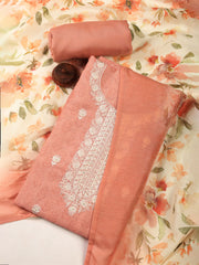 Printed Linen Unstitched Suit Piece With Dupatta
