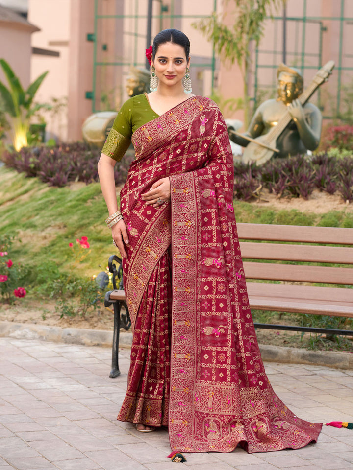 Woven Design Dola Silk Saree