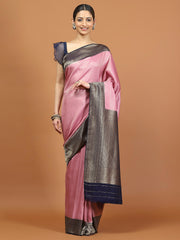 Zari Border Woven Art Silk Saree