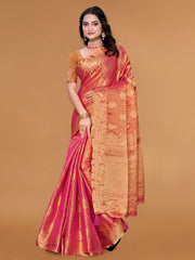 Zari Jaal Cotton Woven Saree