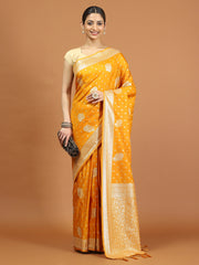 Zari Border Woven Art Silk Saree