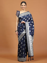 Zari Border Woven Art Silk Saree