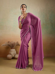 Woven Design Georgette Saree