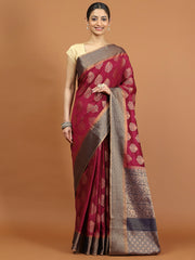 Zari Border Woven Handloom Saree