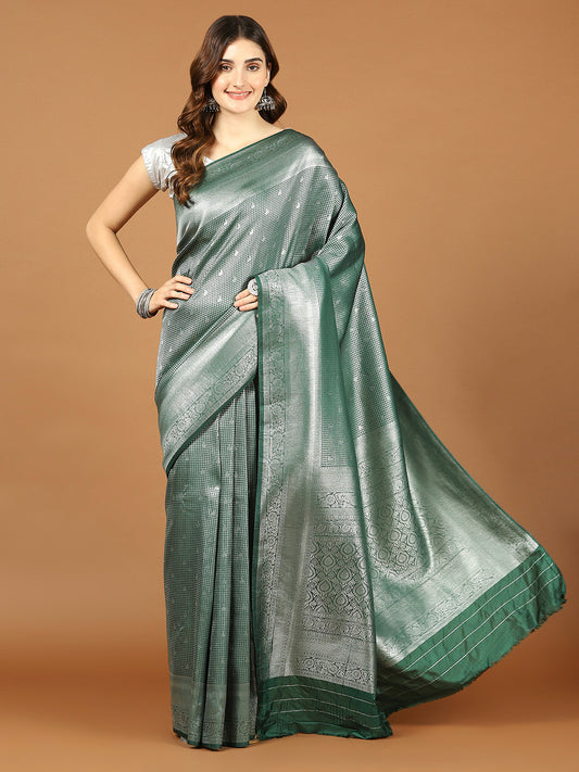 Zari Booti Art Handloom Woven Saree