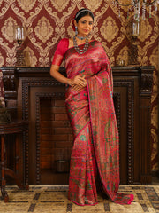 Jamawar Woven Dola Handloom Saree