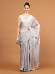 Stone Work Organza Saree