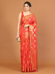 Zari Border Woven Art Silk Saree