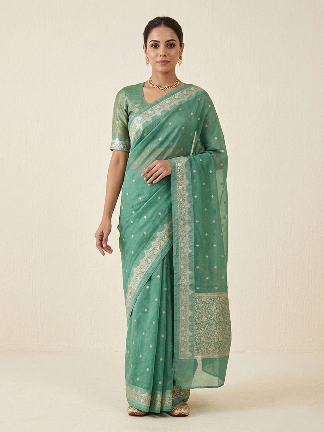 Zari Woven Art Silk Saree