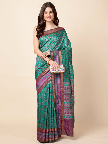 Woven Printed Handloom Saree