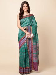 Woven Printed Handloom Saree