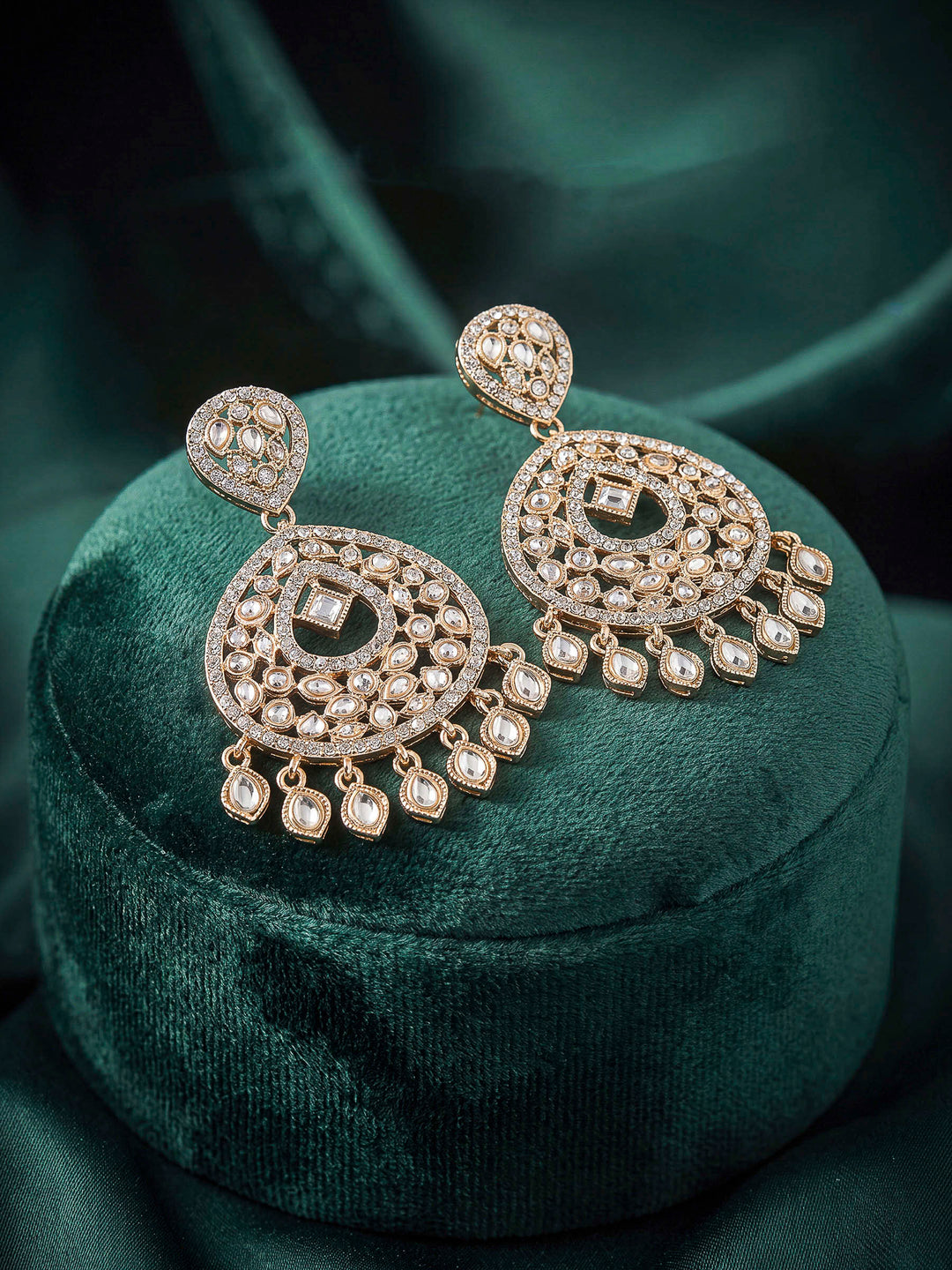 Gold White Jewellery pair