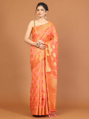 Zari Border Woven Art Silk Saree