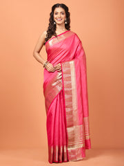 Zari Border Woven Handloom Saree