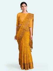 Zari Jaal Art Silk Woven Saree