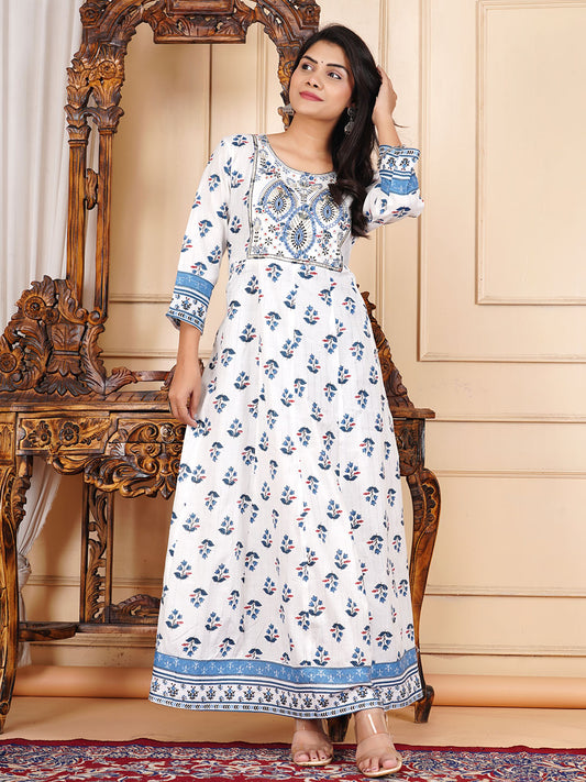 Printed Cotton Kurta