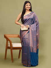 Zari Jaal Woven Handloom Saree