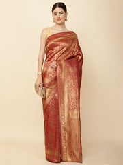 Brocade Zari Jaal Woven Handloom Saree