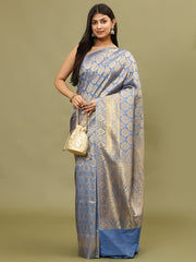 Zari Booti Woven Handloom Saree