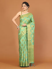 Zari Border Woven Art Silk Saree