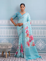 Printed Art Silk Saree