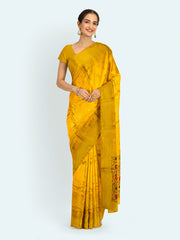 Zari Jaal Art Silk Woven Saree