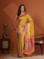 Woven Design Satin Saree