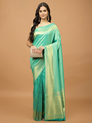 Zari Booti Woven Handloom Saree