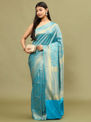 Zari Jaal Woven Handloom Saree