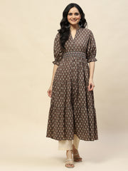 Floral Printed Cotton Kurta