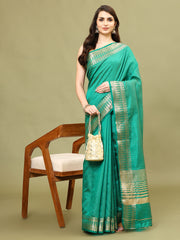 Zari Border Woven Handloom Saree