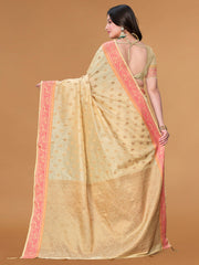 Zari Jaal Cotton Woven Saree