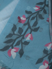 Jamdani Chanderi Unstitched Suit Piece With Dupatta