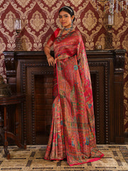 Jamawar Woven Dola Handloom Saree