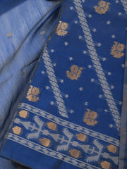 Jamdani Chanderi Unstitched Suit Piece With Dupatta