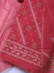 Jamdani Chanderi Unstitched Suit Piece With Dupatta