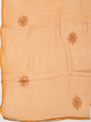 Neck Embroidered Handloom Unstitched Suit With Dupatta