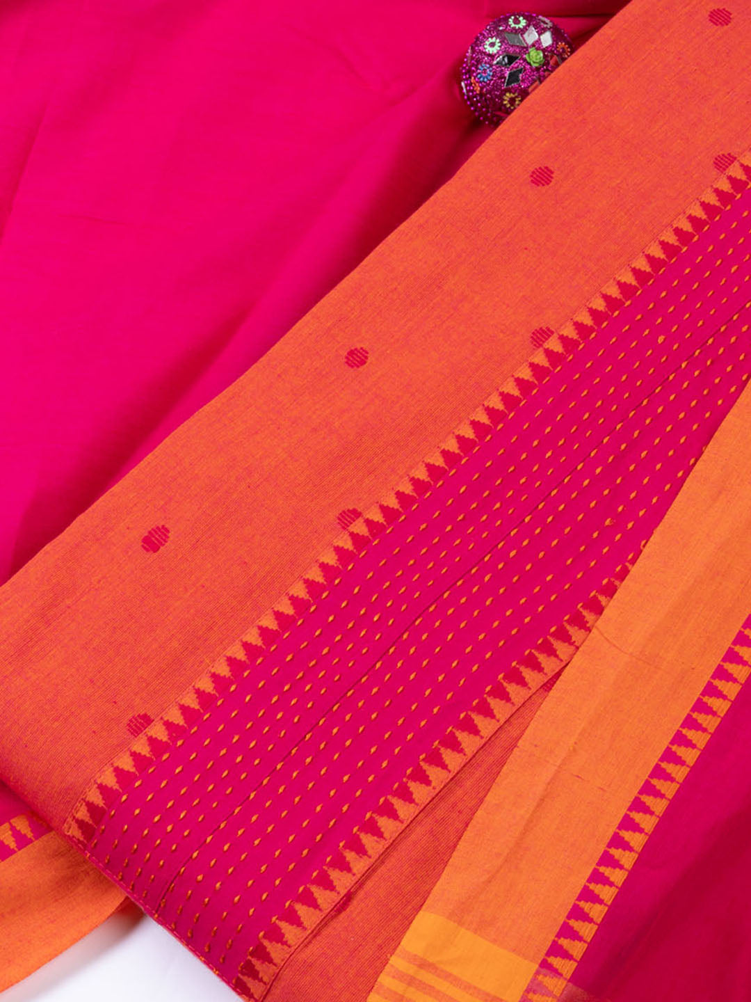 Plain Cotton Blend Unstitched Suit Piece With Dupatta